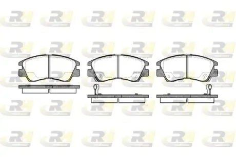 Гальмівні колодки дискові ROADHOUSE 227502