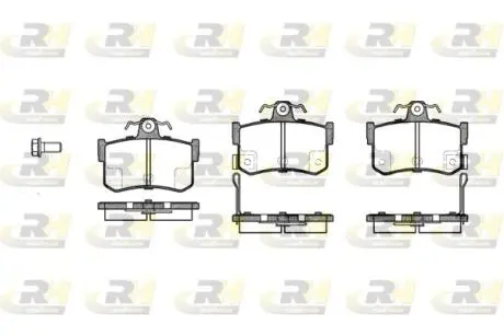 Тормозные колодки. к-кт. ROADHOUSE 225112