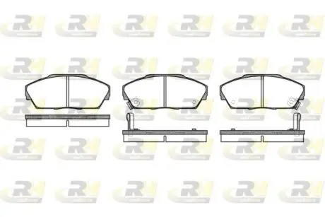 Гальмівні колодки дискові ROADHOUSE 223702