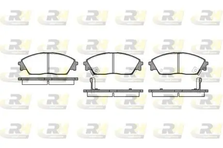Гальмівні колодки дискові ROADHOUSE 222902