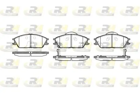Гальмівні колодки дискові ROADHOUSE 222422