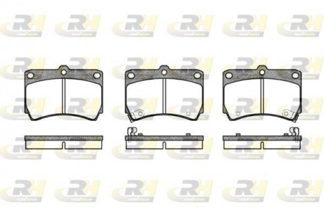 Тормозные колодки. к-кт. ROADHOUSE 221212