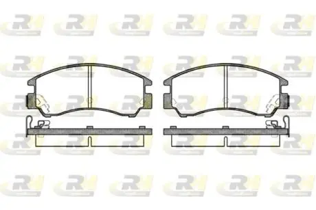 Тормозные колодки. к-кт. ROADHOUSE 219104