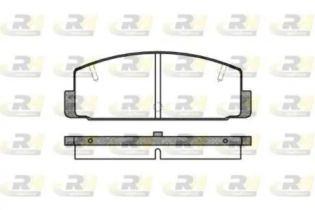 Тормозные колодки. к-кт. ROADHOUSE 217910