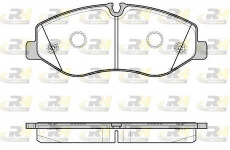 Тормозные колодки. к-кт. ROADHOUSE 2162300 (фото 1)