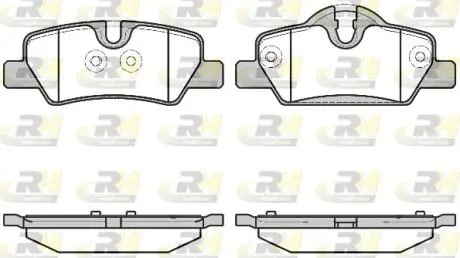 Тормозные колодки. к-кт. ROADHOUSE 2160000