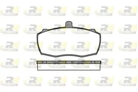 Тормозные колодки. к-кт. ROADHOUSE 215900