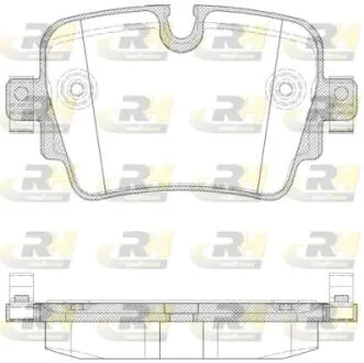 Тормозные колодки. к-кт. ROADHOUSE 2157200