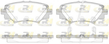 Тормозные колодки. к-кт. ROADHOUSE 2157002 (фото 1)