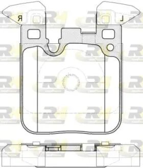 Тормозные колодки. к-кт. ROADHOUSE 2153900