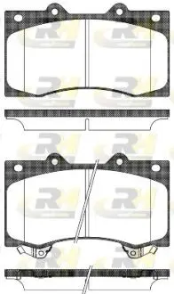Тормозные колодки. к-кт. ROADHOUSE 2150602