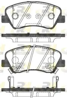 Тормозные колодки. к-кт. ROADHOUSE 2148802