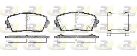 Гальмівні колодки дискові ROADHOUSE 2148102