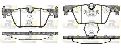 Тормозные колодки. к-кт. ROADHOUSE 2147600