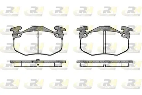 Фото 1 - гальмівні колодки дискові ROADHOUSE 214450 Гальмівні колодки дискові ROADHOUSE 214450 (фото 1)