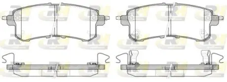 Тормозные колодки. к-кт. ROADHOUSE 2144702 (фото 1)