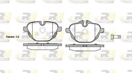 Тормозные колодки. к-кт. ROADHOUSE 2142100