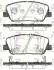 Тормозные колодки. к-кт. ROADHOUSE 2139802