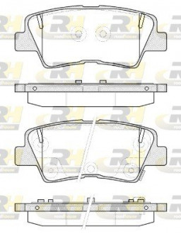 Тормозные колодки. к-кт. ROADHOUSE 2136252