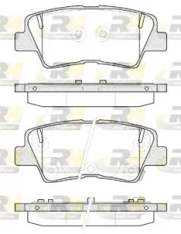 Гальмівні колодки дискові ROADHOUSE 2136252