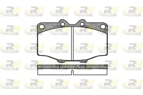 Гальмівні колодки дискові ROADHOUSE 213200 (фото 1)