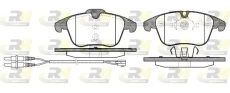 Гальмiвнi колодки. к-кт. ROADHOUSE 2124901