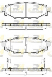 Гальмівні колодки дискові ROADHOUSE 2113612