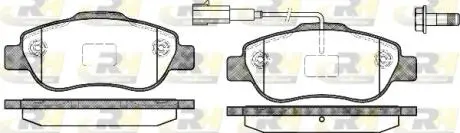 Гальмівні колодки дискові ROADHOUSE 2110011 (фото 1)