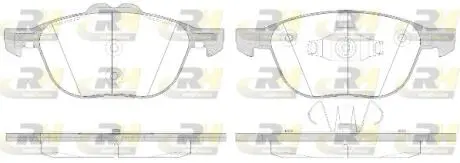 Тормозные колодки. к-кт. ROADHOUSE 2108250