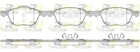 Тормозные колодки. к-кт. ROADHOUSE 2108200