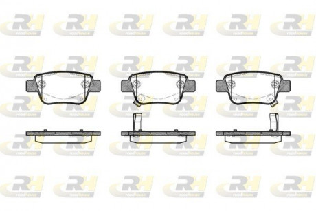 Гальмівні колодки дискові ROADHOUSE 2104702