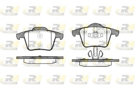 Тормозные колодки. к-кт. ROADHOUSE 2104400