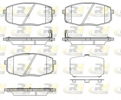 Гальмівні колодки дискові ROADHOUSE 2103812