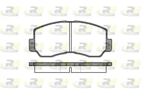 Фото 1 - тормозные колодки. к-кт. ROADHOUSE 209440 Тормозные колодки. к-кт. ROADHOUSE 209440 (фото 1)