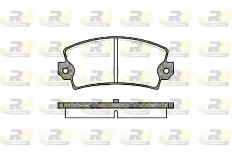 Тормозные колодки. к-кт. ROADHOUSE 202140