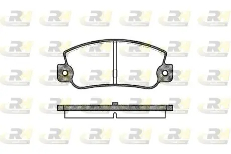 Тормозные колодки. к-кт. ROADHOUSE 202530