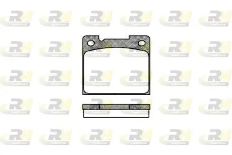 Тормозные колодки. к-кт. ROADHOUSE 203930 (фото 1)