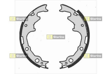 Тормозные колодки. к-кт. STARLINE BC 07240