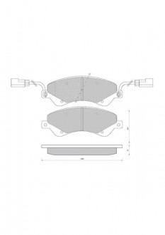 Гальмівні колодки дискові STARLINE BD S849P