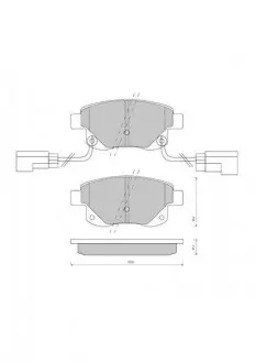 Гальмівні колодки дискові STARLINE BD S850P