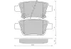 Тормозные колодки. к-кт. Starline STARLINE BD S834P (фото 1)