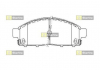 Тормозные колодки. к-кт. Starline BD S518