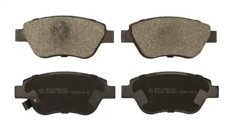 Гальмiвнi колодки. к-кт. STARLINE BD S500