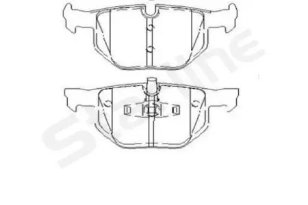 Гальмівні колодки дискові STARLINE BD S452