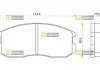 Тормозные колодки. к-кт. Starline STARLINE BD S350 (фото 1)