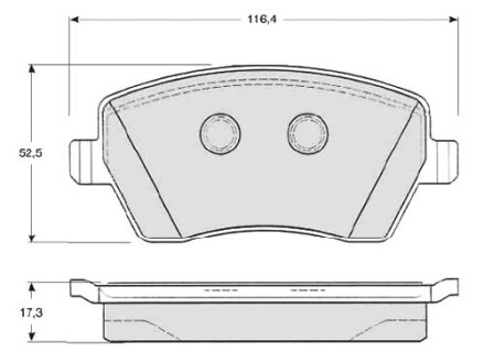 Гальмівні колодки дискові STARLINE BD S331