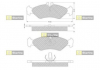 Тормозные колодки. к-кт. Starline BD S191