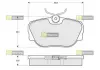 Тормозные колодки. к-кт. Starline STARLINE BD S102 (фото 1)