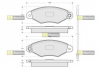 Гальмівні колодки дискові STARLINE BD S085 (фото 1)