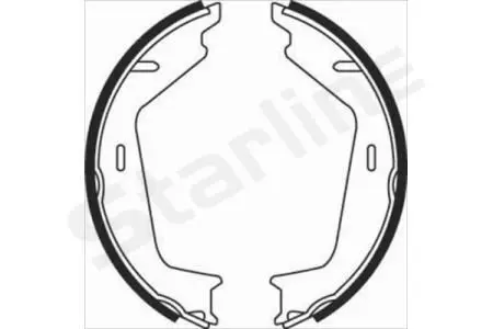 Тормозные колодки. к-кт. STARLINE BC 08260 (фото 1)